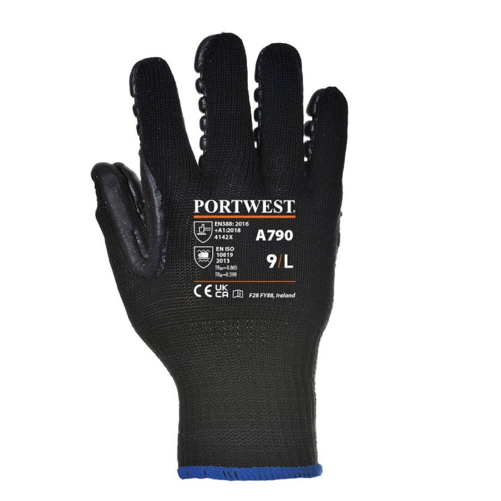 Gants anti vibration et impact A790 PORTWEST