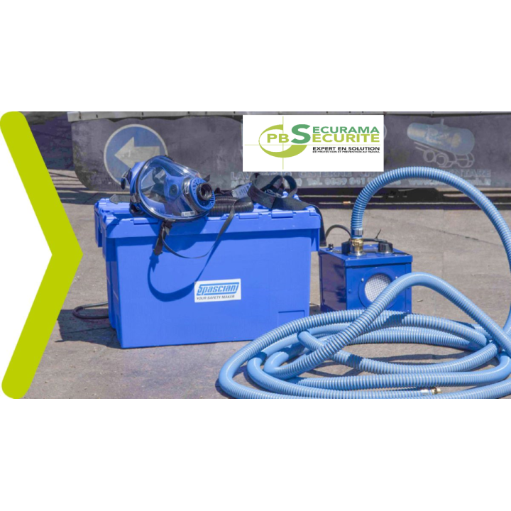 Respirateur assisté air frais 10 M Duct Eco méthanisation sans masque