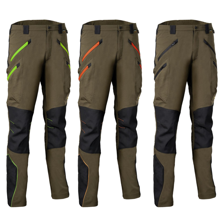 Pantalon ultra souple en stretch COFRA VELTEN taupe