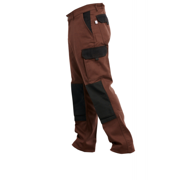 Pantalon TYPHON LENNY chocolat /noir PBV