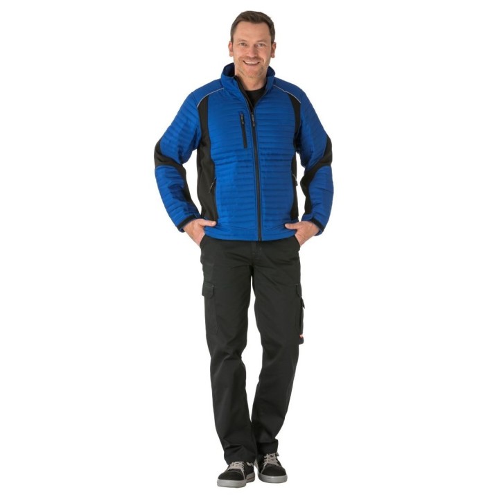 Veste doudoune froid travail et loisir homme AIR bleu noir