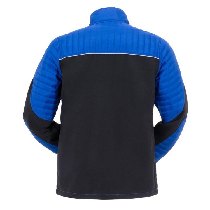 Veste doudoune froid travail et loisir homme AIR bleu noir dos