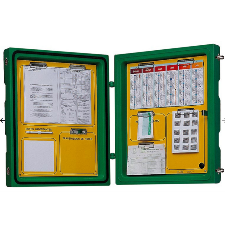 Armoire spéciale élevage laitier norme européenne LA GEE avec informations