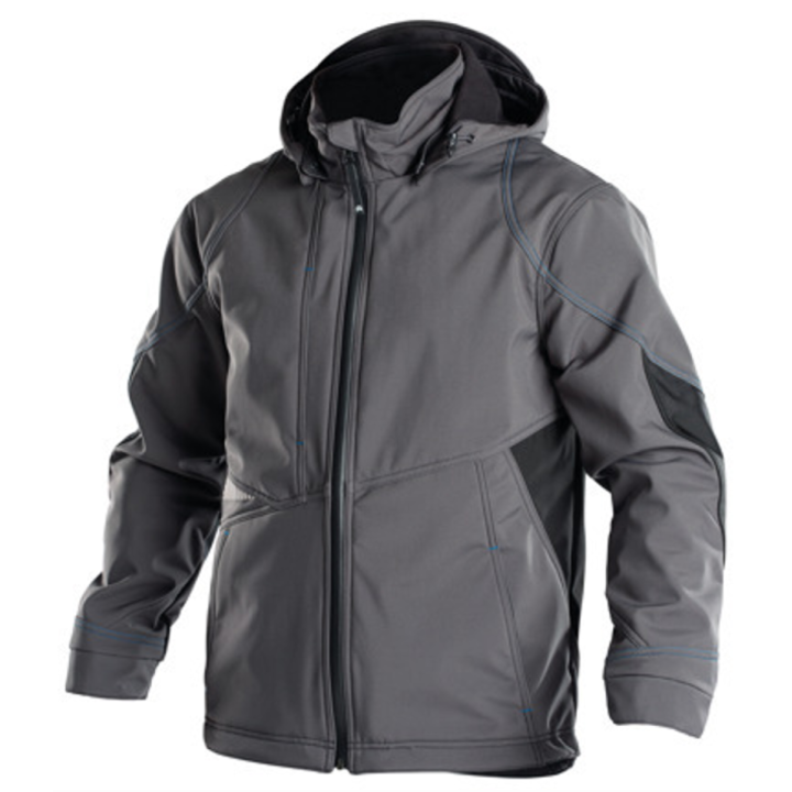 Veste de travail SOFTSHELL Gravity Dassy gris anthracite