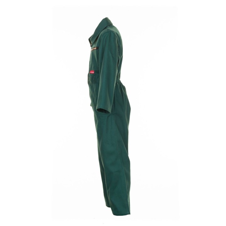 Combinaison de travail enfant Junior 100 % coton PLANAM verte