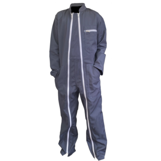 Combinaison travail enfant  junior 2 ZIPS grise PBV Sécurama