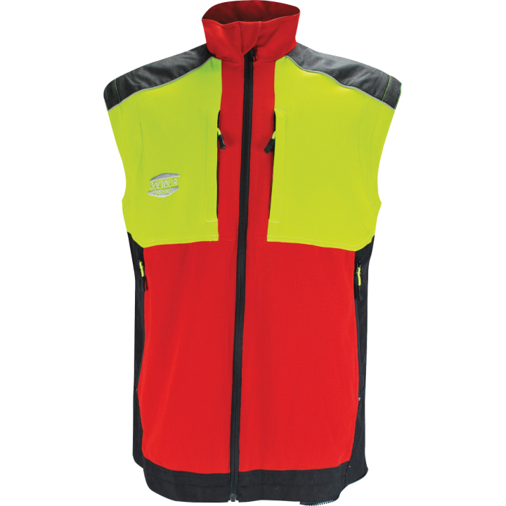 Veste de travail bucheron non protégée INFINITY SOLIDUR rouge