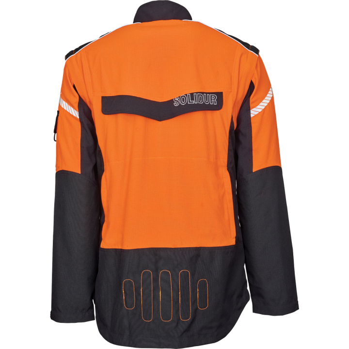 Veste de travail bucheron non protégée INFINITY SOLIDUR dos