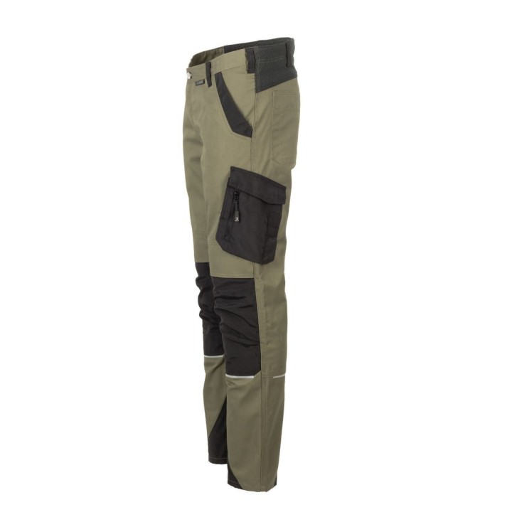 Pantalon de travail homme NORIT PLANAM vert olive noir