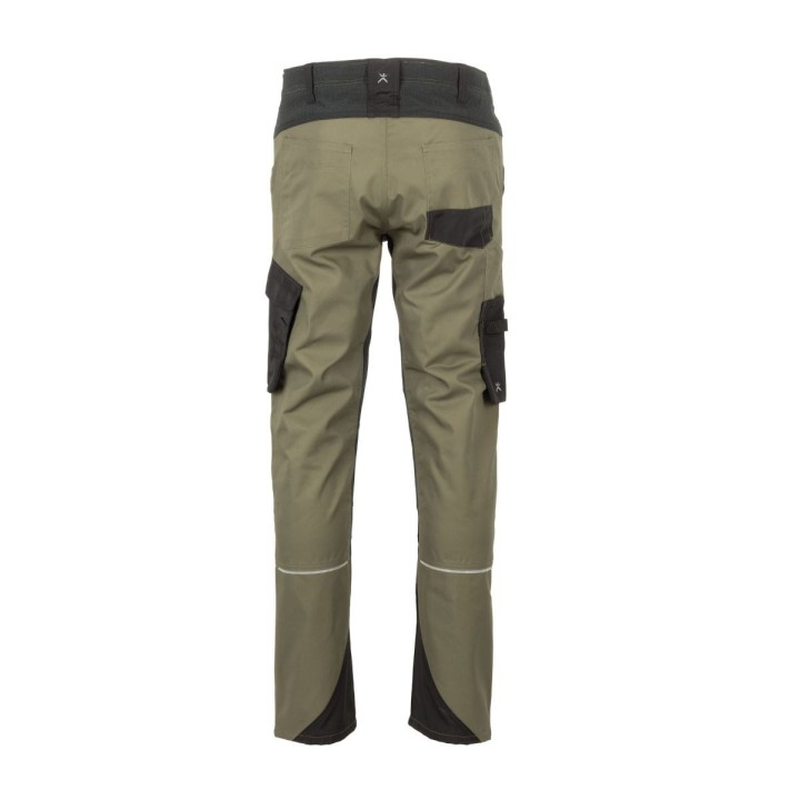Pantalon de travail homme NORIT PLANAM vert olive noir