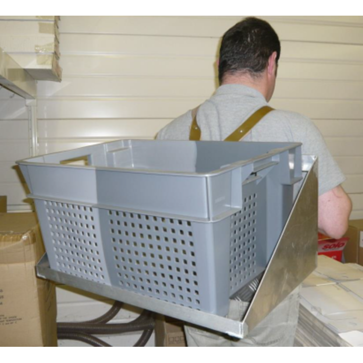 Porte caisse dorsal caisse ALLIBERT 50L vendange et récolte (sans sangle)
