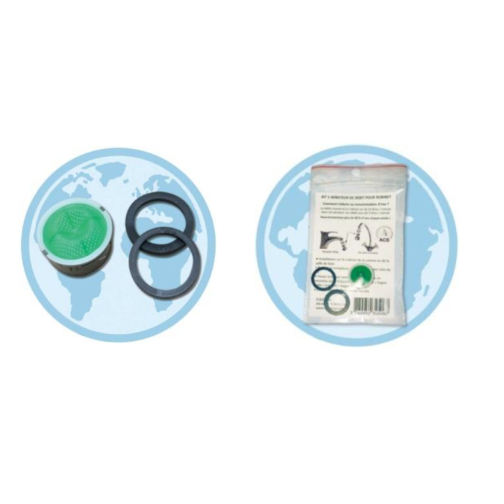 kit économie d'eau robinet ou douche