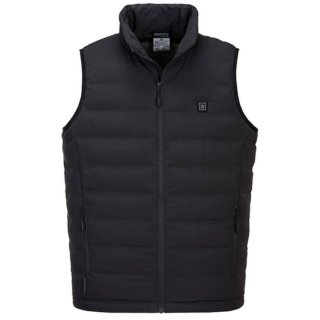 Doudoune de travail chauffante noire PORT WEST