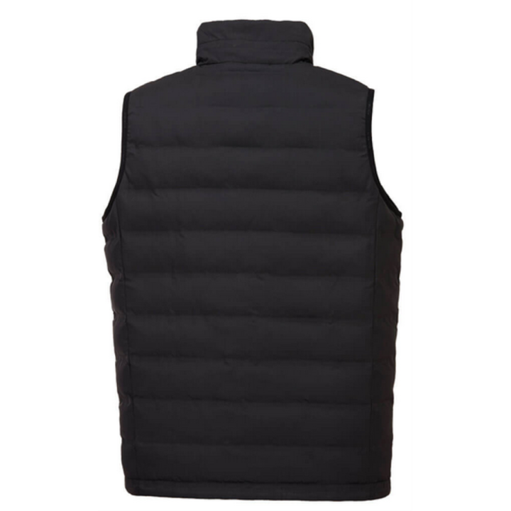 Doudoune de travail chauffante noire PORT WEST dos