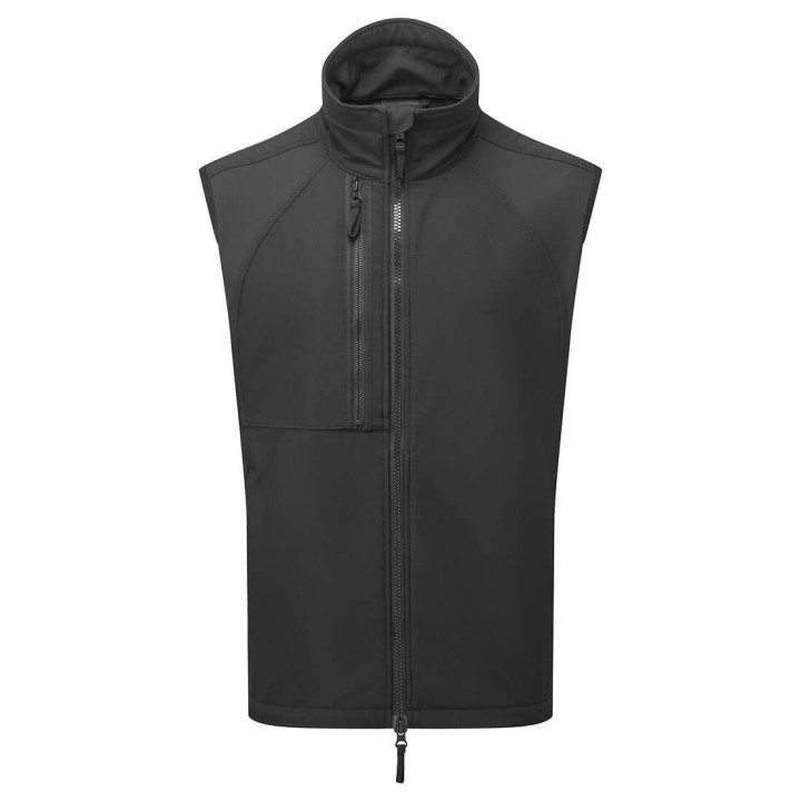 Gilet sans manche SOFTSHELL 2 couches Port West noir