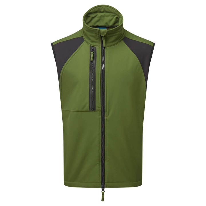 Gilet sans manche SOFTSHELL 2 couches Port West vert