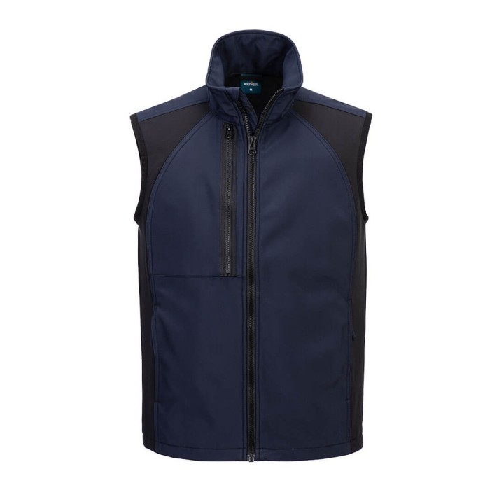 Gilet sans manche SOFTSHELL 2 couches Port West  marine