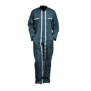 Combinaison travail à double fermeture verte PBV Securama