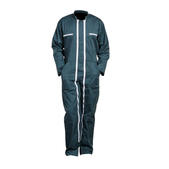 Combinaison travail à double fermeture verte PBV Securama