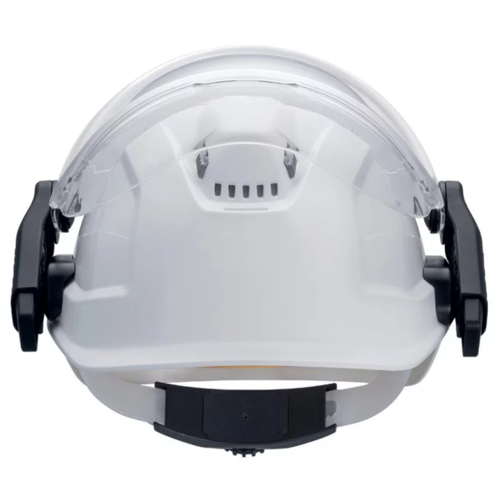 Casque électricien 4KA EWR avec visière PHEOS UVEX vue de dos