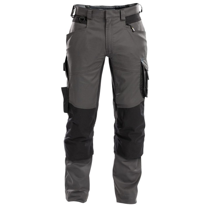 Pantalon de Travail Stretch DYNAX DASSY élasthanne  gris noir