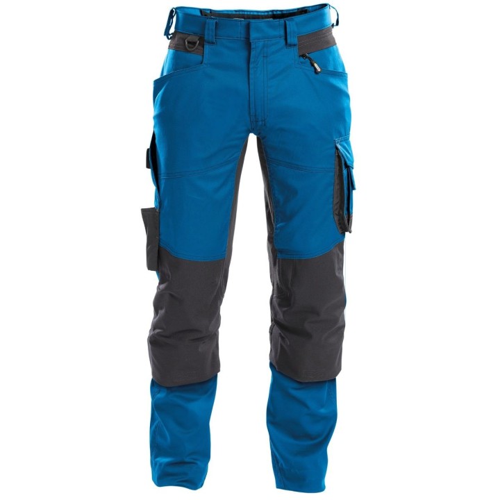 Pantalon de Travail Stretch DYNAX DASSY élasthanne bleu azur gris