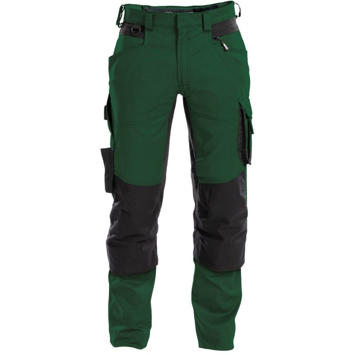 Pantalon de Travail Stretch DYNAX DASSY élasthanne vert noir