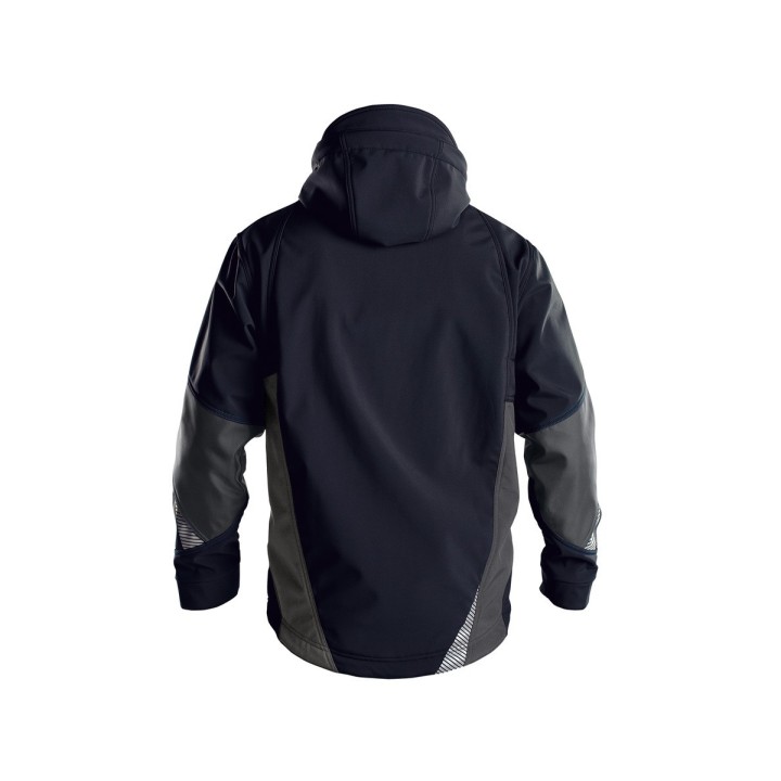 Veste de travail SOFTSHELL Gravity Dassy bleu nuit / noir
