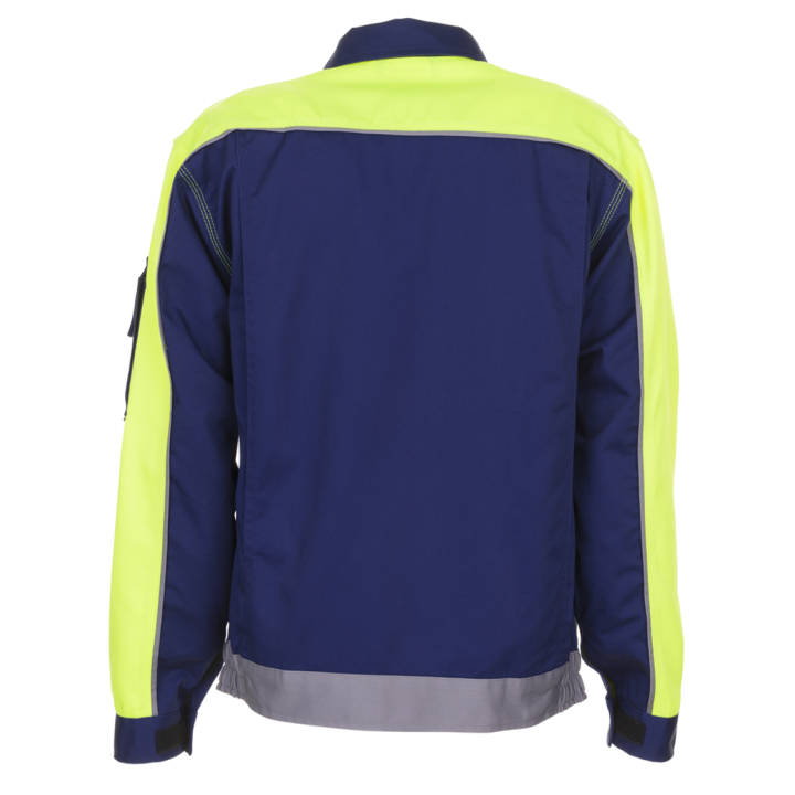 Blouson de travail Visline PLANAM marine jaune bleu dos
