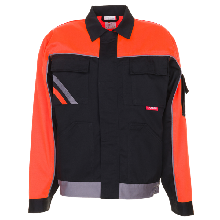 Blouson de travail Visline PLANAM noir orange zinc