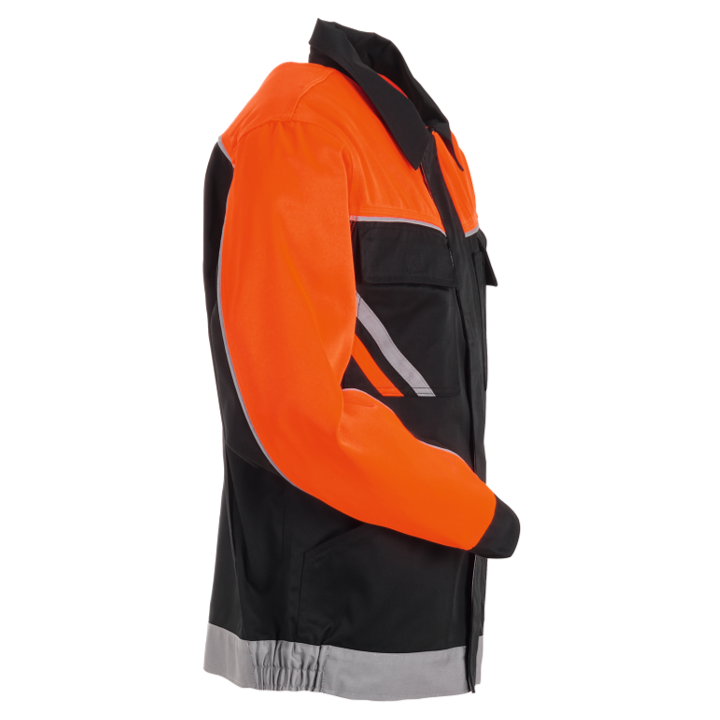Blouson de travail Visline PLANAM noir orange zinc profile