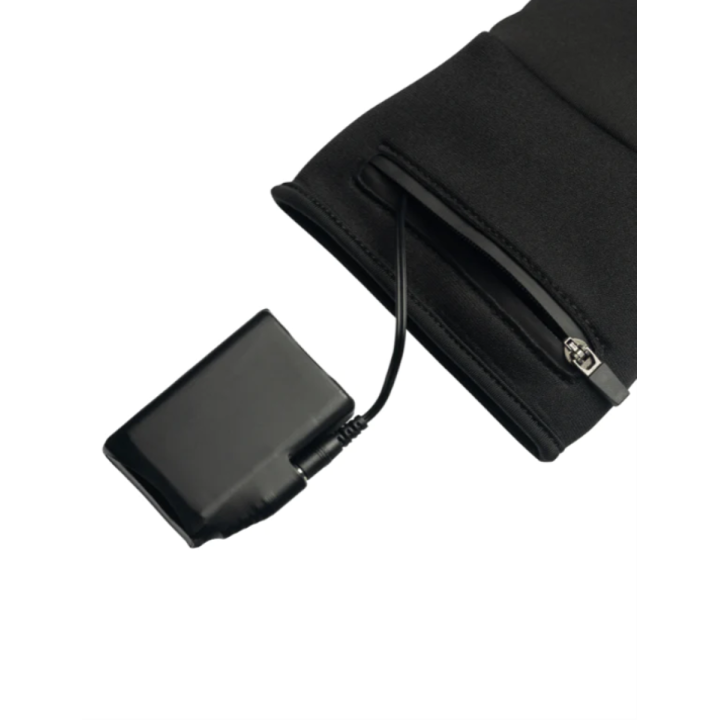 Positionnement de la batterie de notre Sous gants chauffants G-HEAT