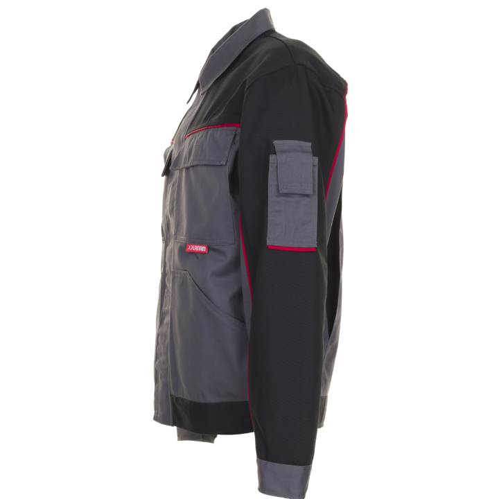 Blouson de travail HIGHLINE PLANAM gris noir profil