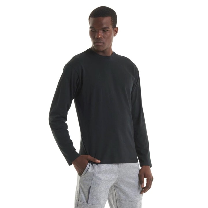 Tee shirt manche longue 100% coton 180 gramme