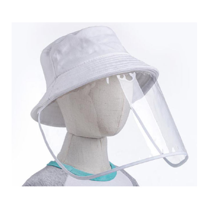 Chapeau bob avec écran facial enfant et adulte