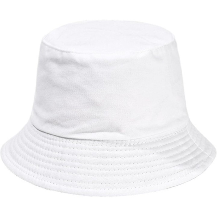Bob ou chapeau blanc taille enfant et adulte coton