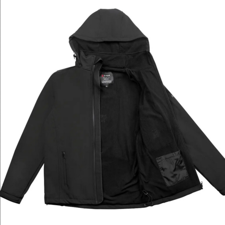 Veste de travail SOFTSHELL chauffante doublure polaire G-HEAT ouverte
