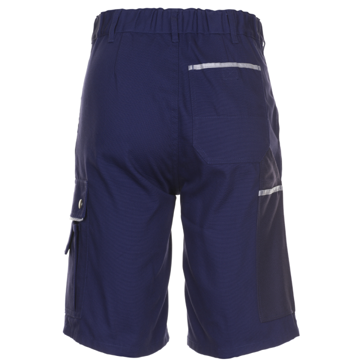 Short de travail  canvas 320 homme PLANAM marine dos