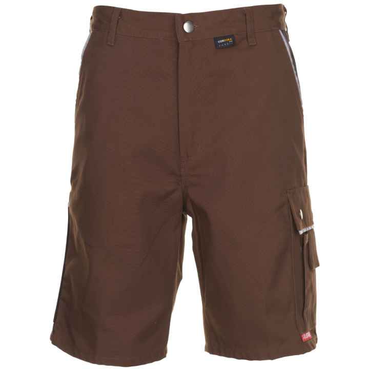 Bermuda de travail marron canvas planam