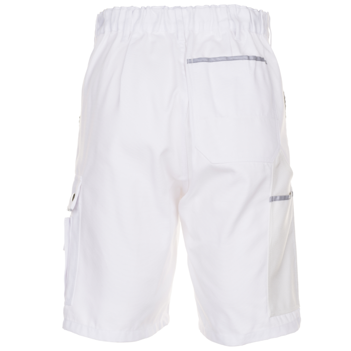 Bermuda de travail blanc canvas planam dos
