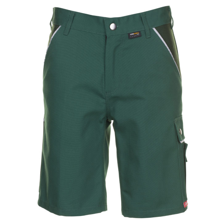 Bermuda de travail vert canvas planam