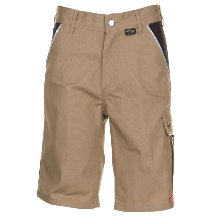 Bermuda de travail CANVAS sable noir PLANAM