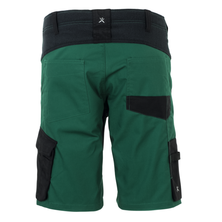 Short élasthanne vert vue dos