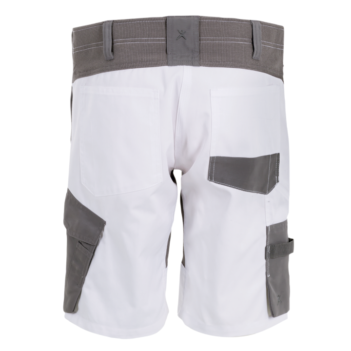 Short élasthanne blanc dos