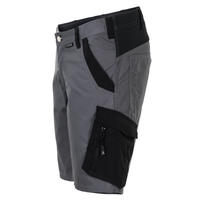 Short élasthanne ardoise noir profil