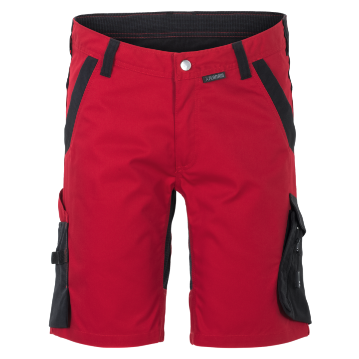 Short élasthanne rouge