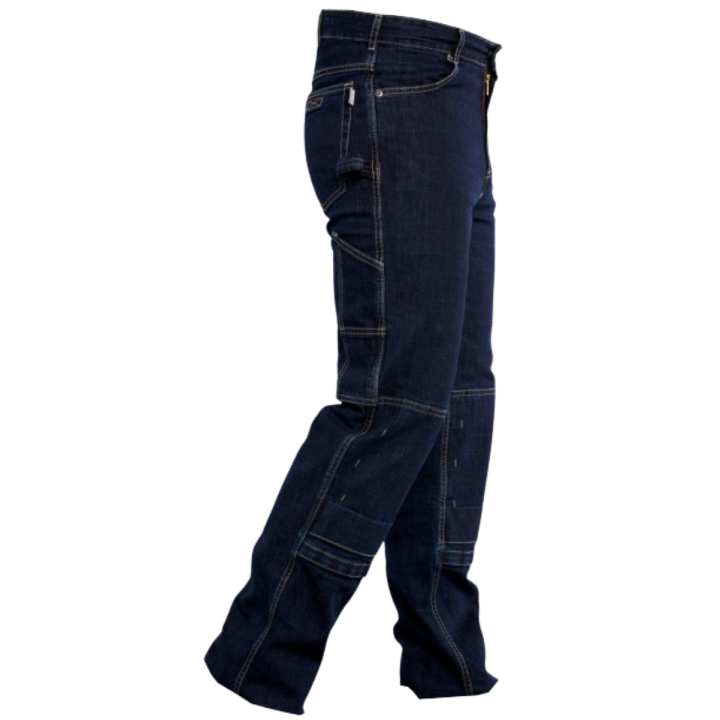 Pantalon TYPHON JEANS poche genoux PBV profil