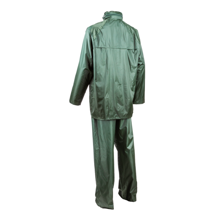 Ensemble de Pluie Nylon Pvc Vert COVERGUARD dos