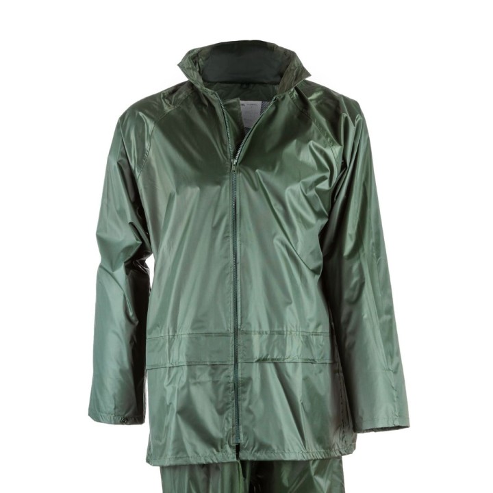 Veste de pluie Nylon Pvc Vert COVERGUARD