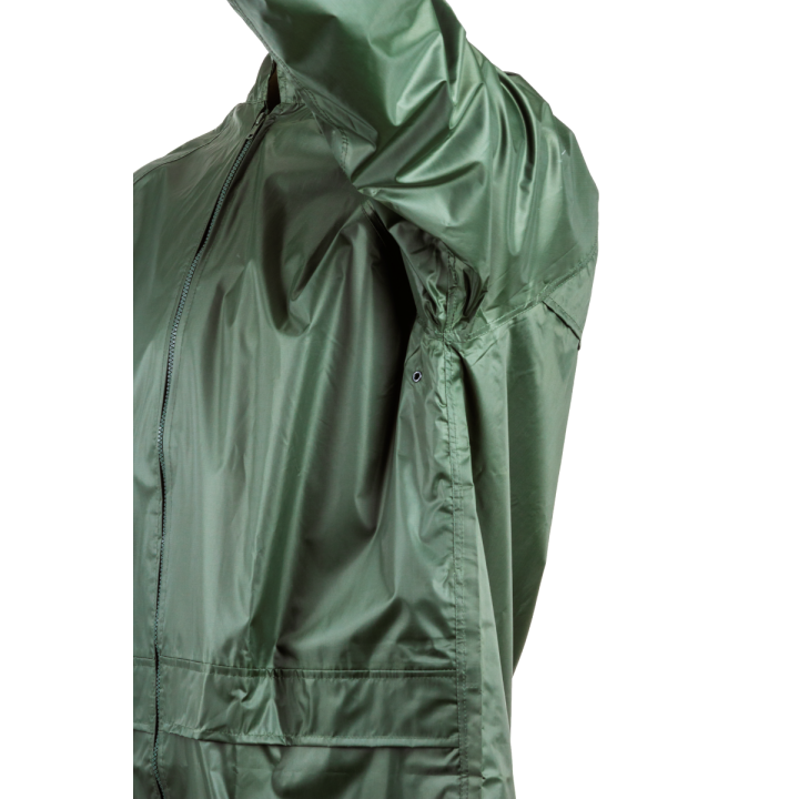 Couture renforcée Ensemble de Pluie Nylon Pvc Vert COVERGUARD